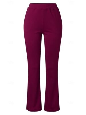 Casual Full Length Straight Pocket Trousers - Image 5