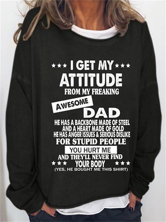 Casual Loose Colourblock Round Neck Long Sleeve Sweatshirt - Image 2