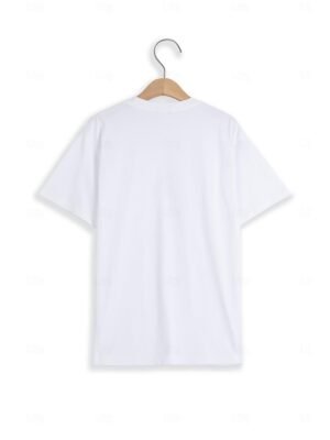 Casual Regular Dragonfly Print Round Neck Short Sleeve Tops - Image 4