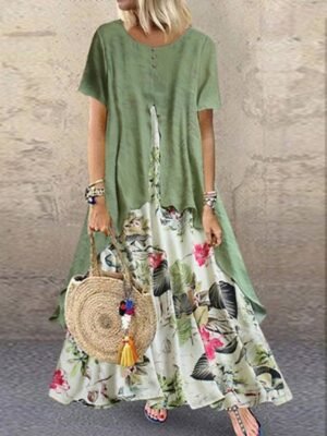 Print Floral Dresses