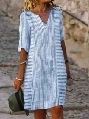 Stripe&Geometric Dress