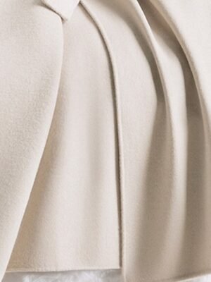 Fashion Regular Fit Solid Colour Turndown Long Sleeve Long Coat - Image 9
