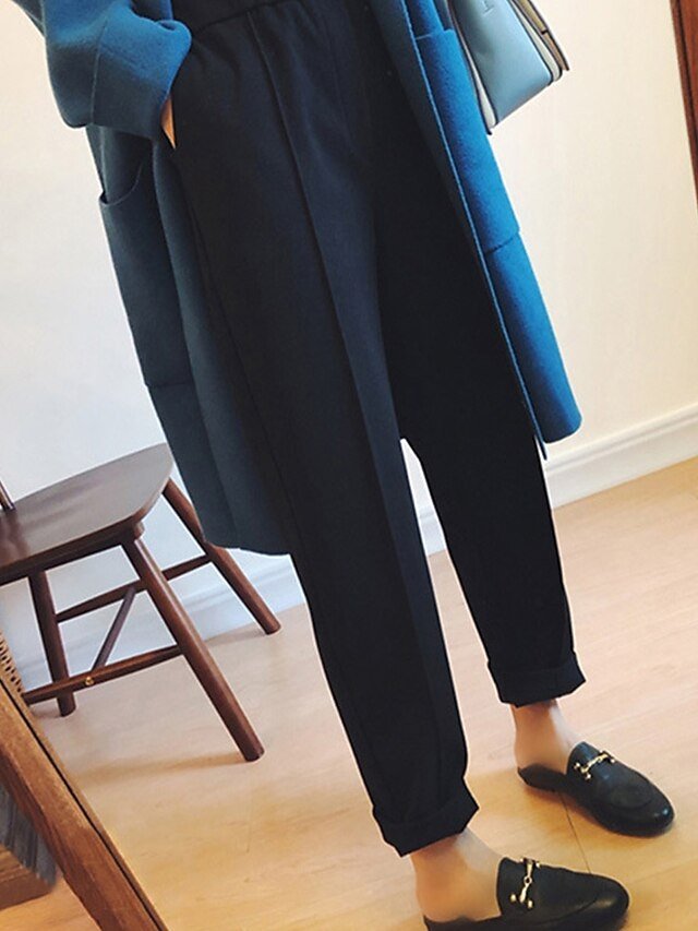 Fashion Straight Flannel Full Length Streetwear Pants - Image 2