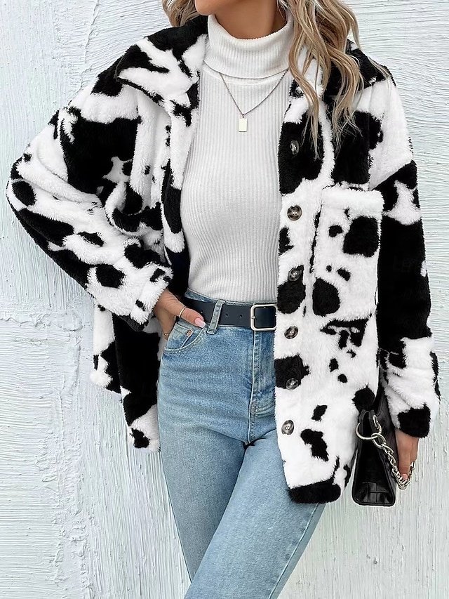 Modern Loose Plain Shirt Collar Long Sleeve Long Blouse - Image 1