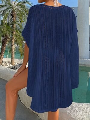Modern Normal Pure V Wire Lace Up Beach Dress - Image 12