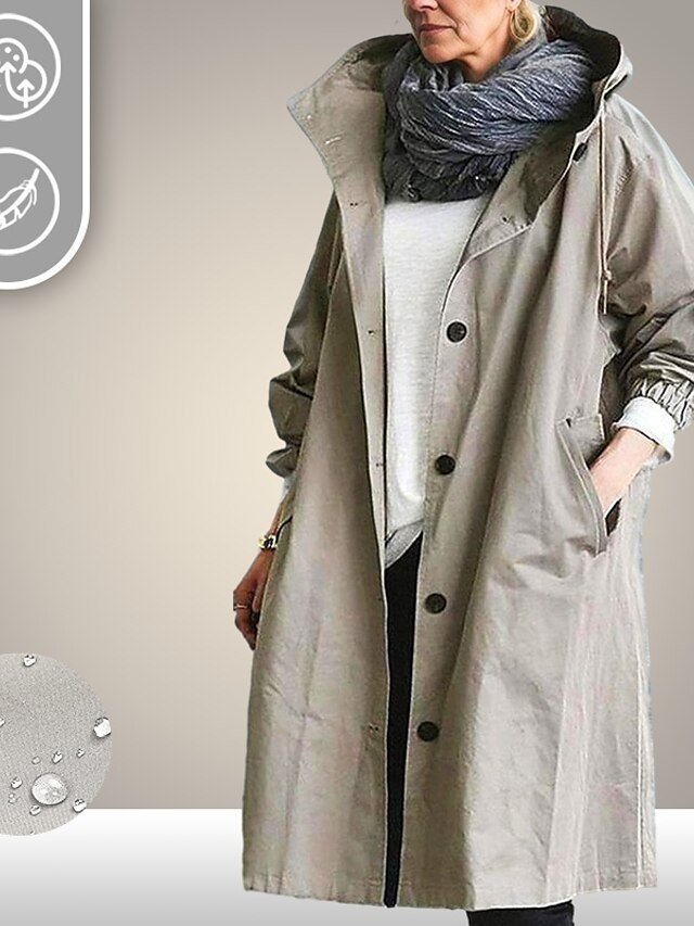 Outdoor Hiking Windbreaker High Neck Long Sleeve Jacket - Image 1