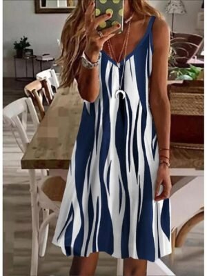 Stripe&Geometric Dress