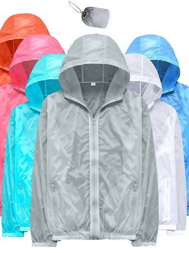 Summer Regular Fit Windproof Full Zip Long Sleeve Cycling Jacket - Image 1