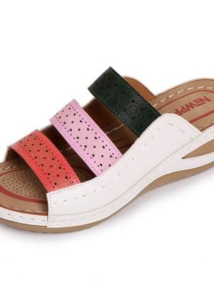 Bohemian Orthopedic Vibrant Multi-Color Sandals - Image 6