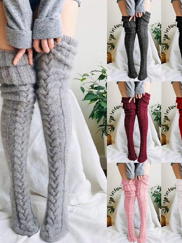 Casual Comfort Solid V Neck Blushing Pink Socks - Image 1