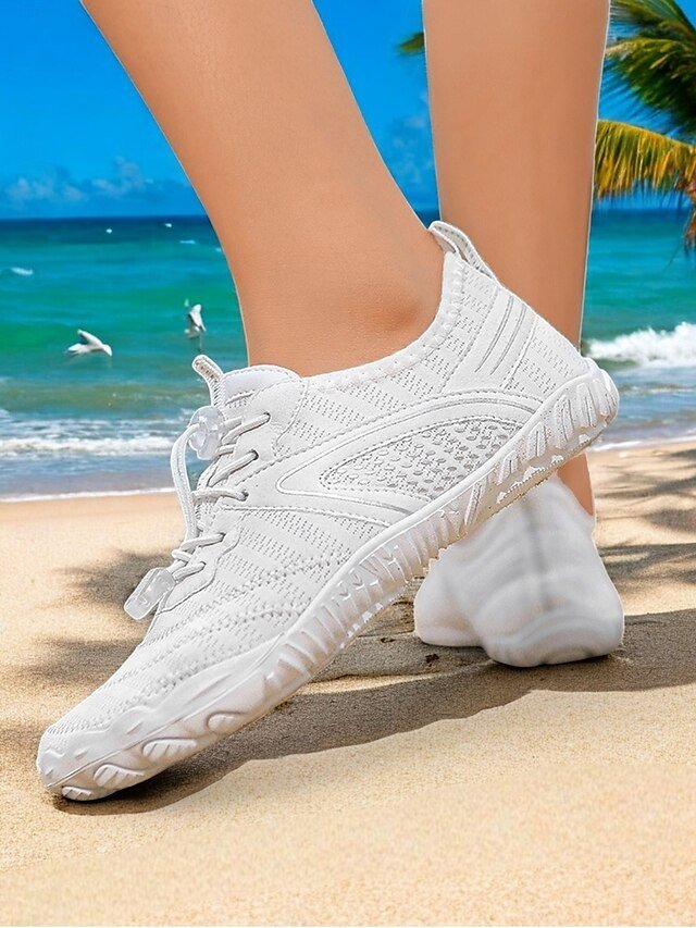 Casual Wide Fit Mesh Round Toe Quick-Dry Sneakers - Image 2