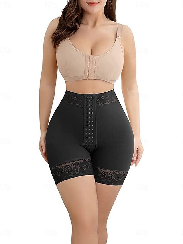 Chic Lace Tummy Control Butt Lifting Body Shaper - Image 4