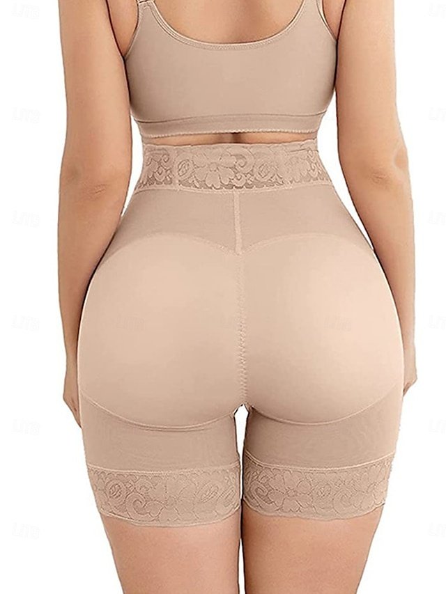 Chic Lace Tummy Control Butt Lifting Body Shaper - Image 7