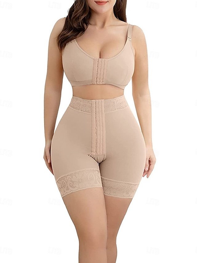 Chic Lace Tummy Control Butt Lifting Body Shaper - Image 8