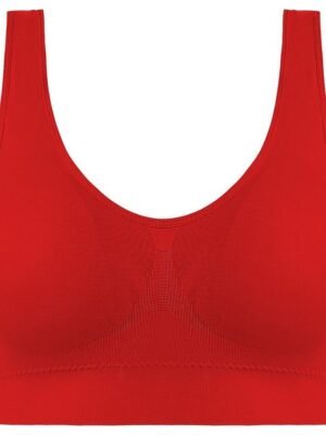 Comfortable Plus Size Deep U Beauty Back Sports Bra - Image 22