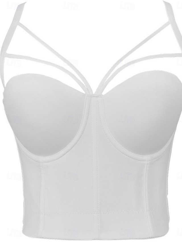 Sexy Backless Solid Waist Cincher Nightwear - Image 1