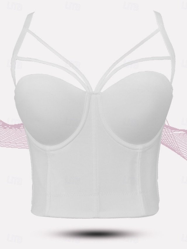 Sexy Backless Solid Waist Cincher Nightwear - Image 2