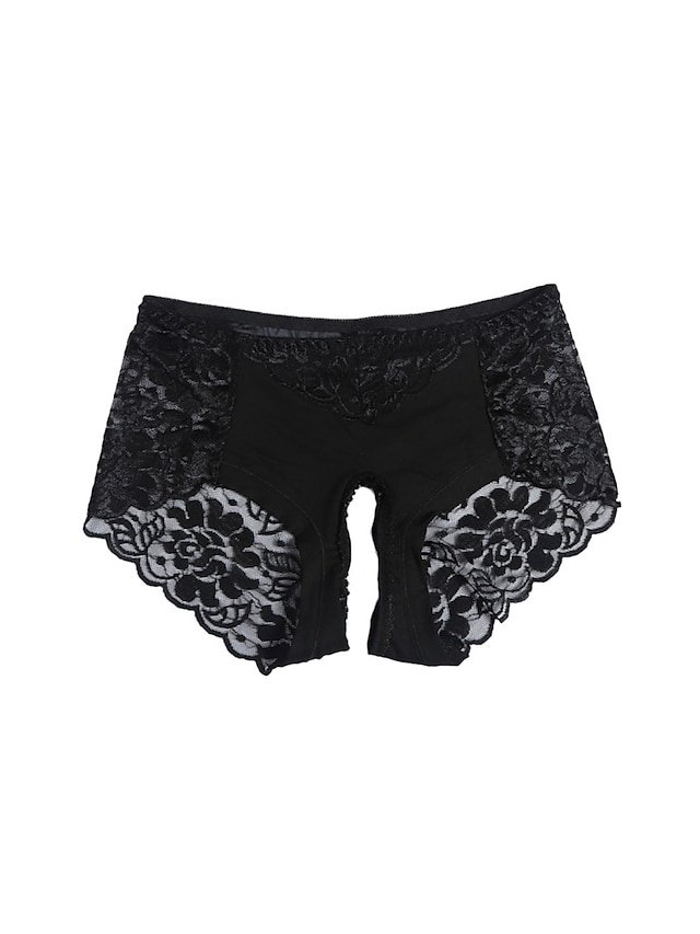 Sexy Lace Pure Colour Breathable Panties - Image 1