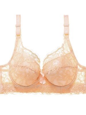 Sexy Push Up Lace V Neck Detachable Strap 3/4 Cup Bra - Image 8